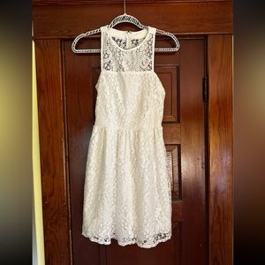 Speechless, Juniors white lace dress, Size M